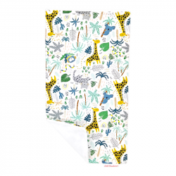 Toalla de lactancia con estampado Jungla en petitmandarina.com