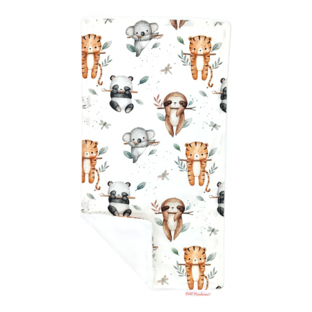 Toalla de lactancia con estampado Animales baby en petitmandarina.com