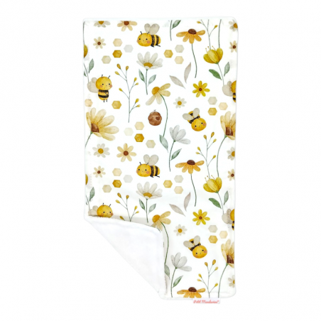 Toalla de lactancia con estampado Abejitas en petitmandarina.com