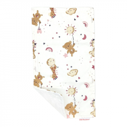 Toalla de lactancia con estampado Animales en el aire en petitmandarina.com