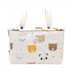 Bolsa para cochecito con estampado Osos feliz en petitmandarina.com