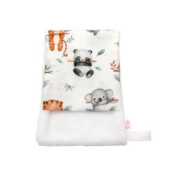 Manopla baño bebé Animales baby en petitmandarina.com