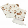 Manopla baño bebé Ardillas en petitmandarina.com