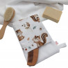 Manopla baño bebé Ardillas en petitmandarina.com