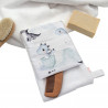 Manopla baño bebé Dinos Azul en petitmandarina.com