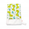 Manopla baño bebé Dinos Verde en petitmandarina.com