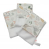 Manopla baño bebé Elefantes dulce en petitmandarina.com
