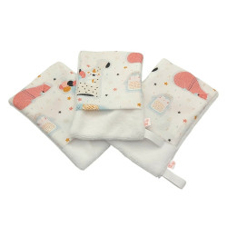 Manopla baño bebé Fiesta pastel en petitmandarina.com
