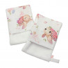 Manopla baño bebé Tortugas rosa en petitmandarina.com