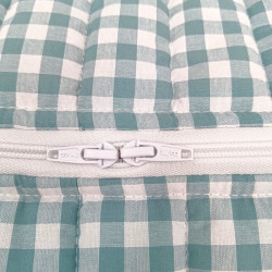 Bolsa de maternidad y fin de semana estampado vichy mint en www.petitmandarina.com