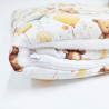 Saco para bebe convertible en manta estampado osos globos en petitmandarina.com
