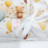 Saco para bebe convertible en manta estampado osos globos en petitmandarina.com