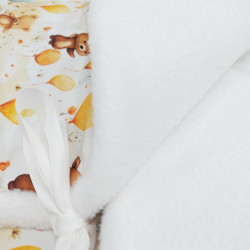 Saco para bebe convertible en manta estampado osos globos en petitmandarina.com