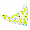 Babero bandana bebé estampado  verde en petitmandarina.com
