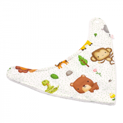 Babero bandana bebé estampado litos en petitmandarina.com