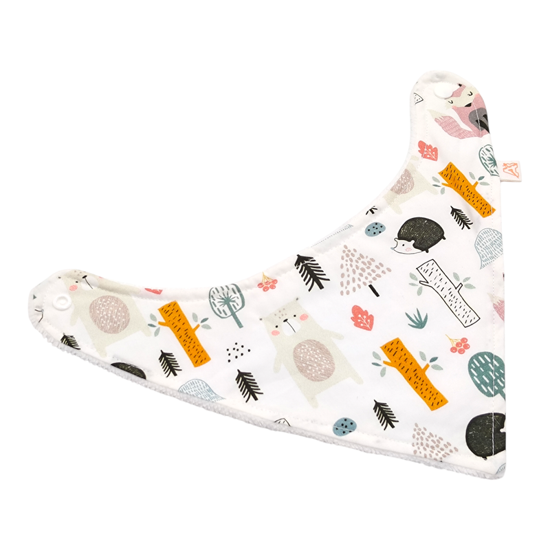 Babero bandana bebé estampado e dulce en petitmandarina.com