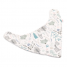 Babero bandana bebé estampado e azul en petitmandarina.com