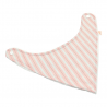 Babero bandana bebé estampado  old rose en petitmandarina.com