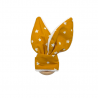 Mordedor orejas para bebe con estampado Estrellas Mostaza en petitmandarina.com