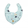 Babero bandana bebé estampado espacio azul en petitmandarina.com