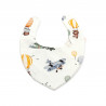 Babero bandana bebé estampado volando en petitmandarina.com