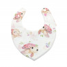 Babero bandana bebé estampado tortugas rosa en petitmandarina.com