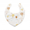Babero bandana bebé estampado globos aerostáticos en petitmandarina.com