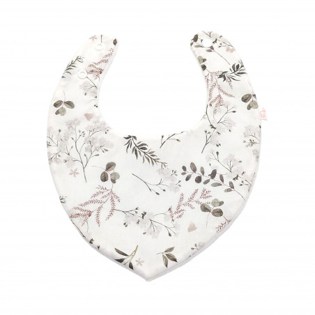 Babero bandana bebé estampado Nature Brun en petitmandarina.com