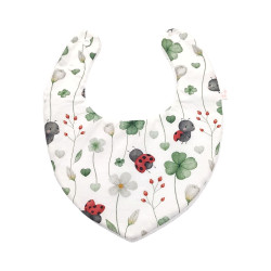 Babero bandana bebé estampado Ladybug en petitmandarina.com