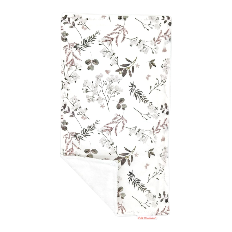 Toalla de lactancia con estampado Nature Brun en petitmandarina.com